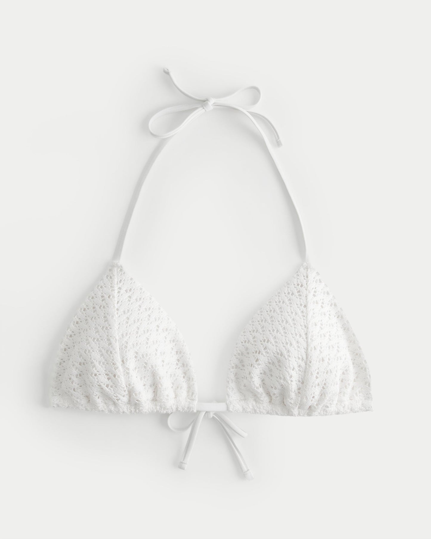 Hand-Crochet Triangle Swim Top
