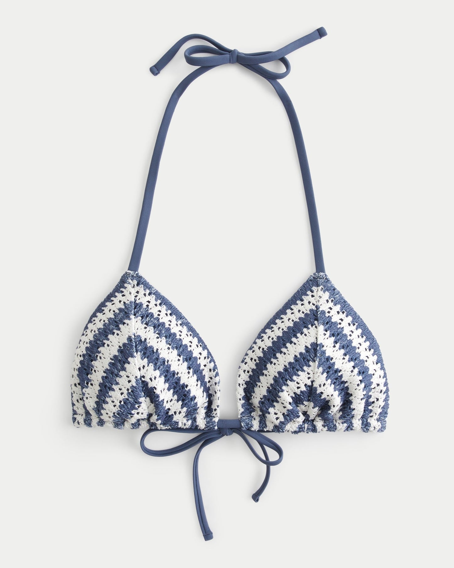 Hand-Crochet Triangle Swim Top