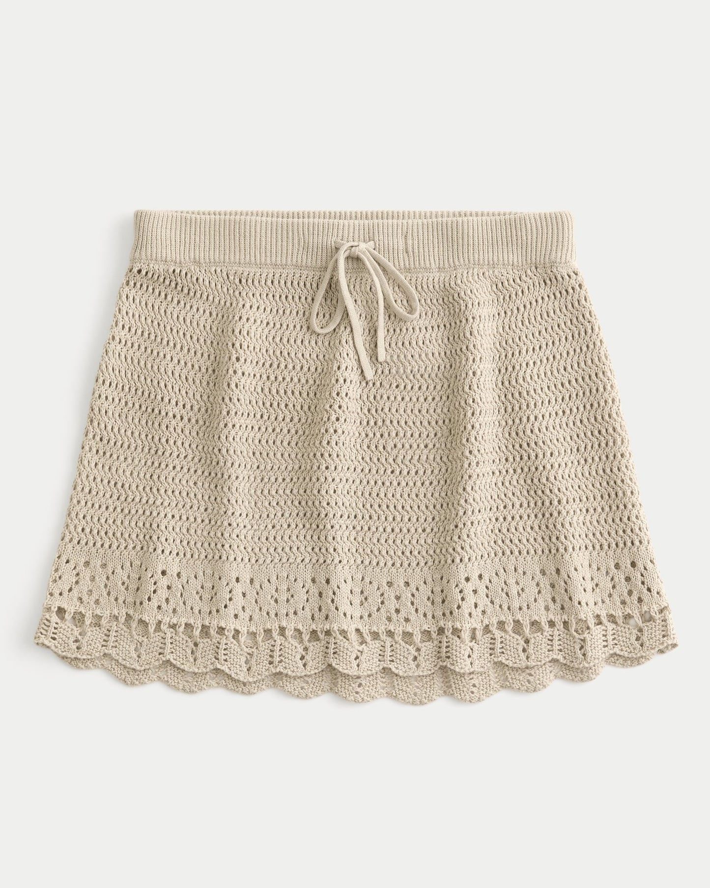 Low-Slung Crochet Beach Pants