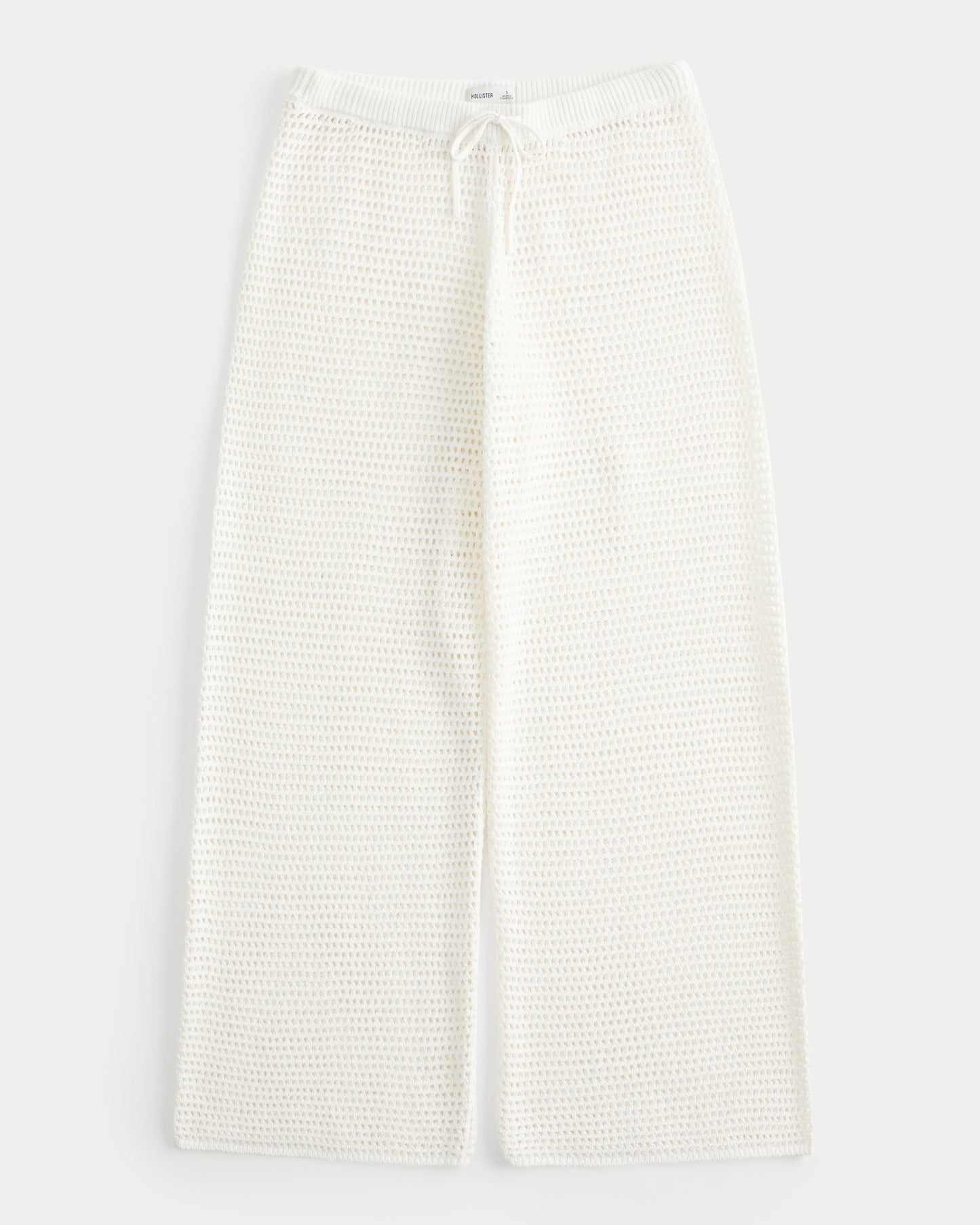 Low-Slung Crochet Beach Pants