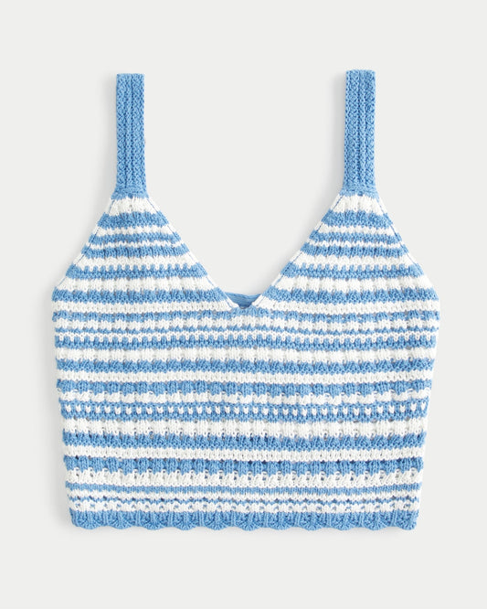 Cropped Crochet Bralette